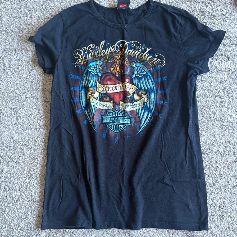 Y2K Harley Davidson shirt